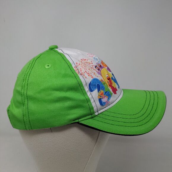 Sesame Place Boy's Strapback Hat Green Seaword 2014 Cotton Poly Blend - Picture 4 of 8